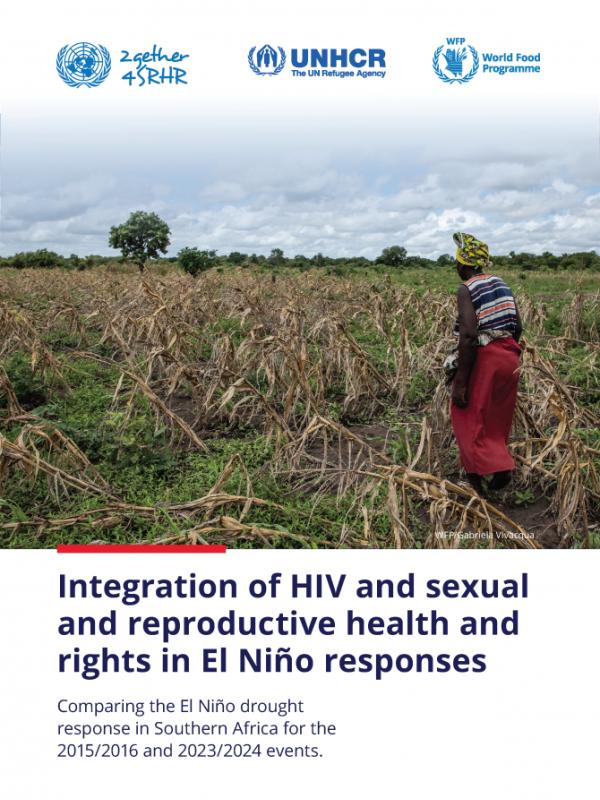 Cover page El Nino response report